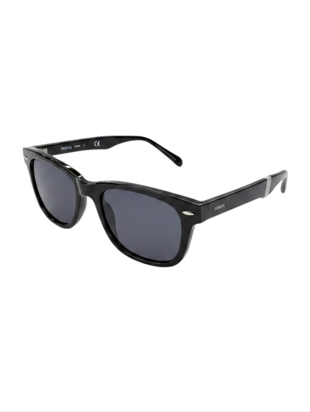 Fossil Black Sunglasses with Dark Smoke Lenses, New!